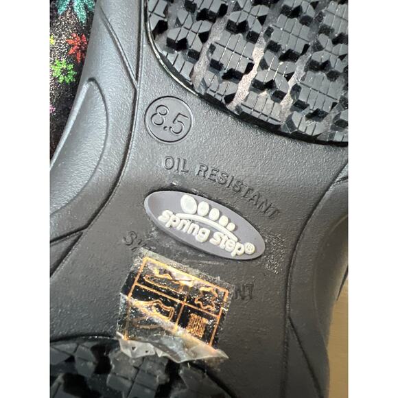 Spring Step Professional MANILA-FLPWR Slip-On Oil/Skid Resistant Clog Size 8.5 - Picture 8 of 9